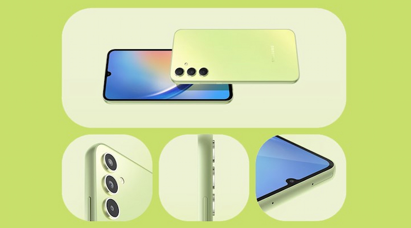 Tổng thể tối giản của Samsung Galaxy A34