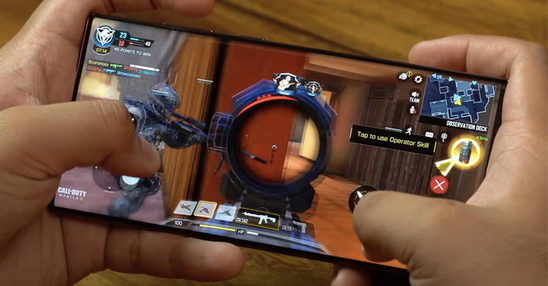 Trải nghiệm chơi game trên Galaxy S22 Ultra 5G