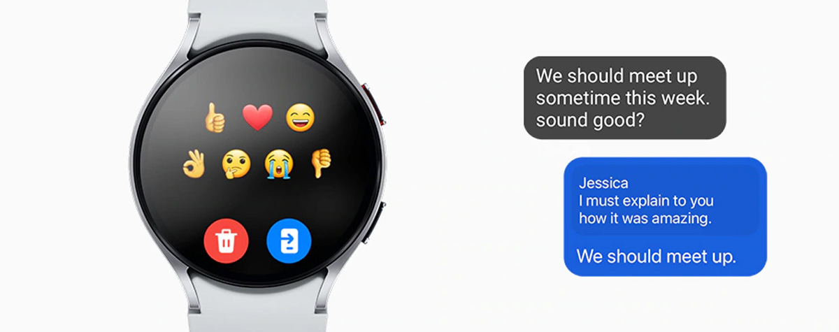 Trải nghiệm nhắn tin trên Galaxy Watch6