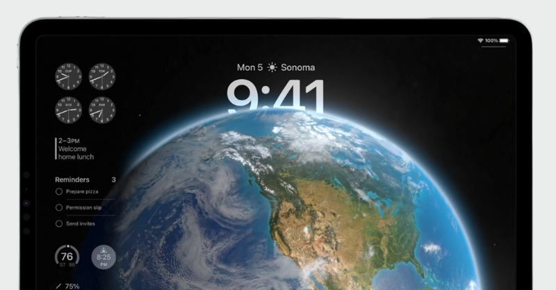 Tùy chỉnh tiện ích trên màn hình khóa với iPadOS 17