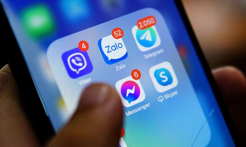 Ứng dụng Zalo hỗ trợ nhắn tin miễn phí