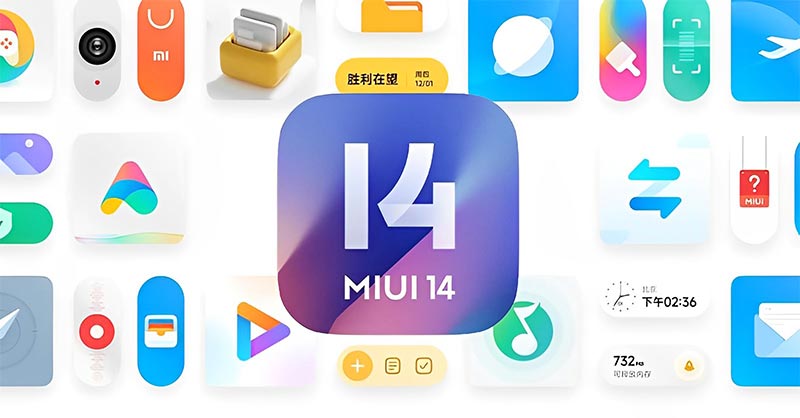 Các icons trên MIUI 14 ở bản global sẽ to hơn
