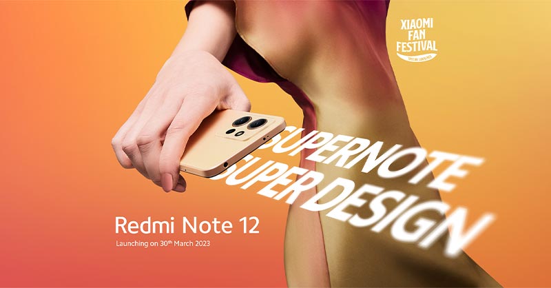 Xiaomi Redmi Note 12 lộ diện ngày ra mắt chính thức