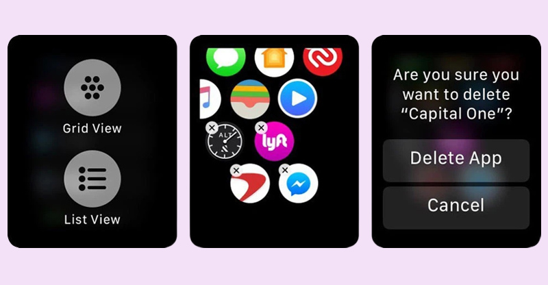 Xóa ứng dụng trên Apple Watch để khắc phục lỗi