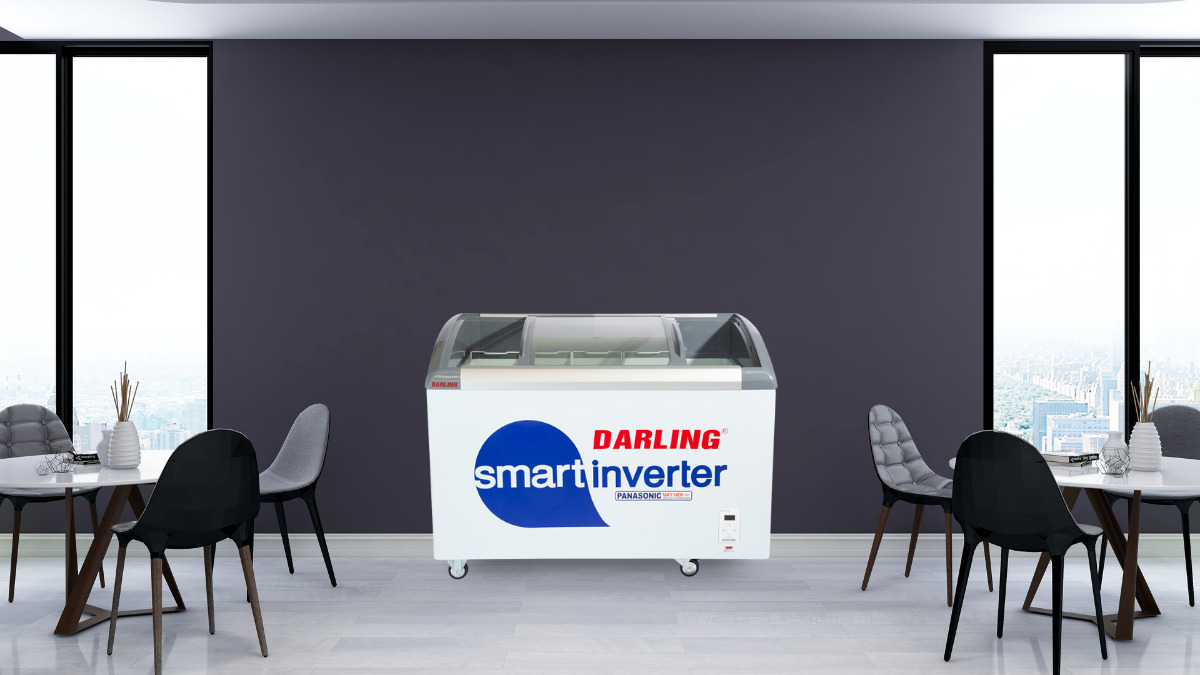 Tủ Đông Darling Inverter 450 Lít DMF-5079ASKI-1 sở hữu thiết kế hài hòa, hiện đại