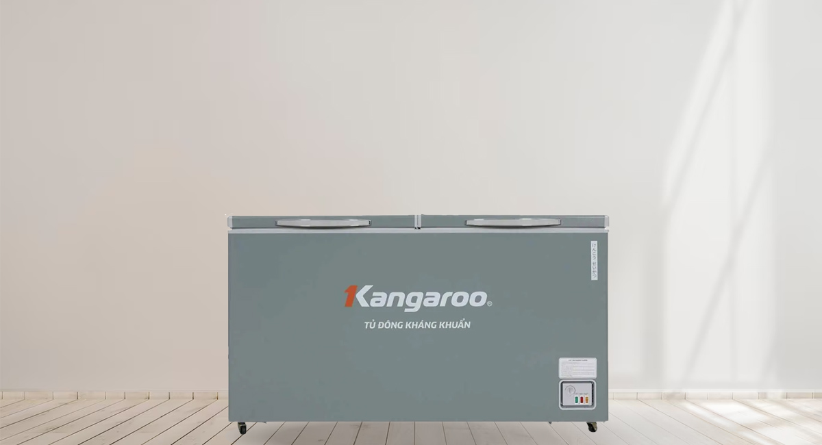 Tủ Đông Kangaroo 500 Lít KGFZ560NG1 có Màu ghi sần bền bỉ