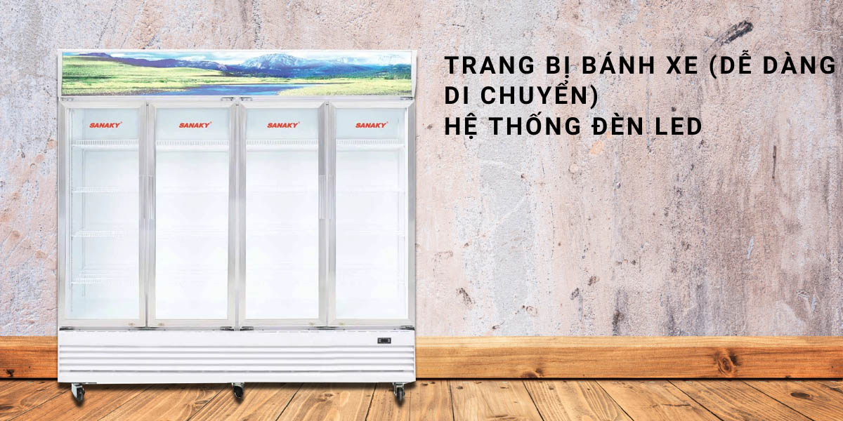 Trang bị bánh xe (Dễ dàng di chuyển)