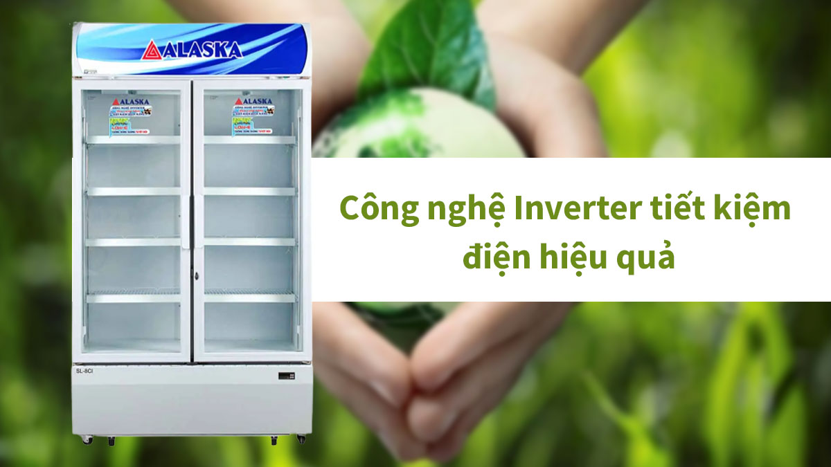 Công nghệ Inverter cho phép tủ tiết kiệm điện và làm lạnh hiệu quả