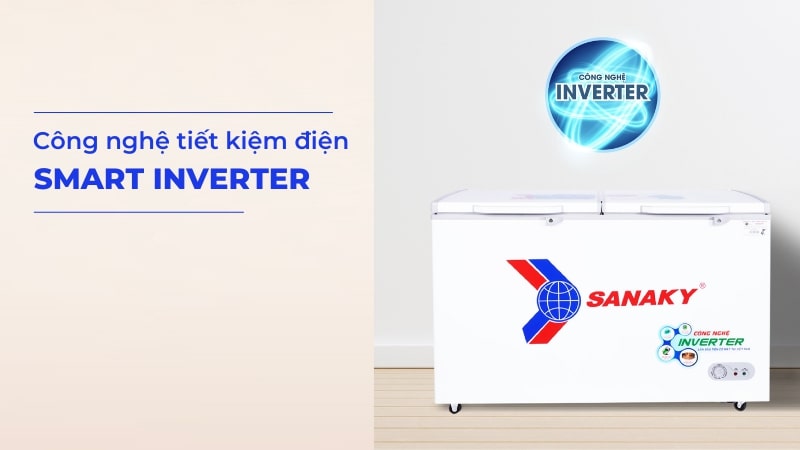 Tủ đông Sanaky sử dụng công nghệ Smart Inverter
