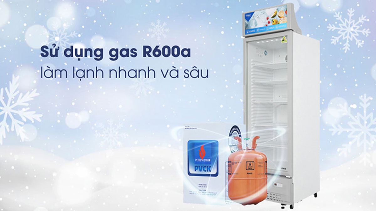 Gas R600a là loại gas phổ biến được sử dụng rất nhiều vì rất thân thiện môi trường