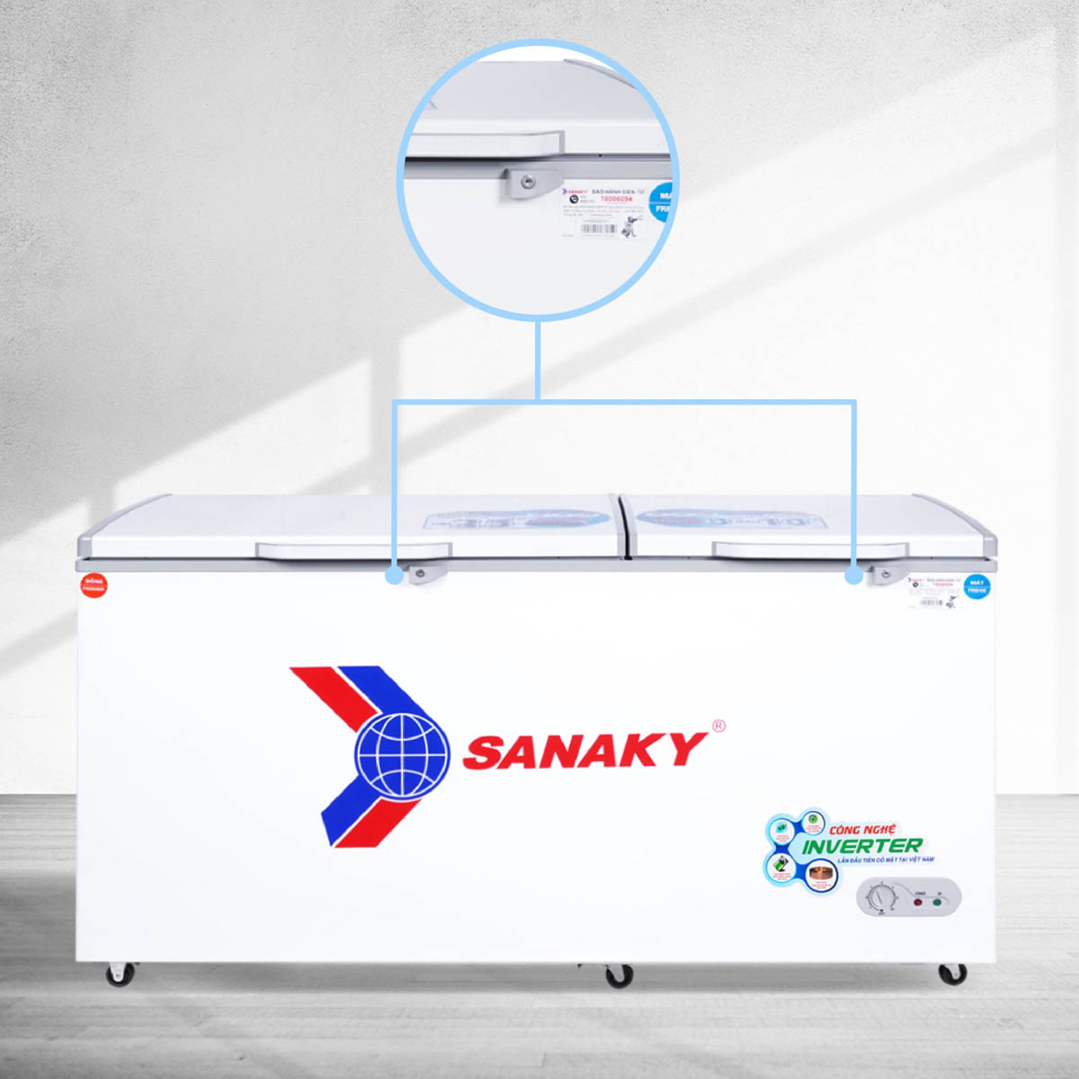 Khóa an toàn của Tủ Đông Mát Sanaky VH-6699W3