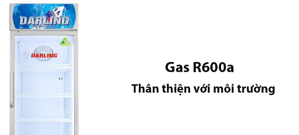 Sử dụng Gas R600a thân thiện với môi trường
