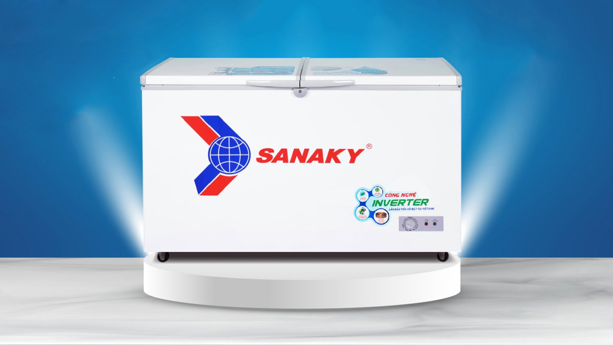 Thiết kế hiện đại của Tủ Đông Sanaky 270 Lít VH-3699A3