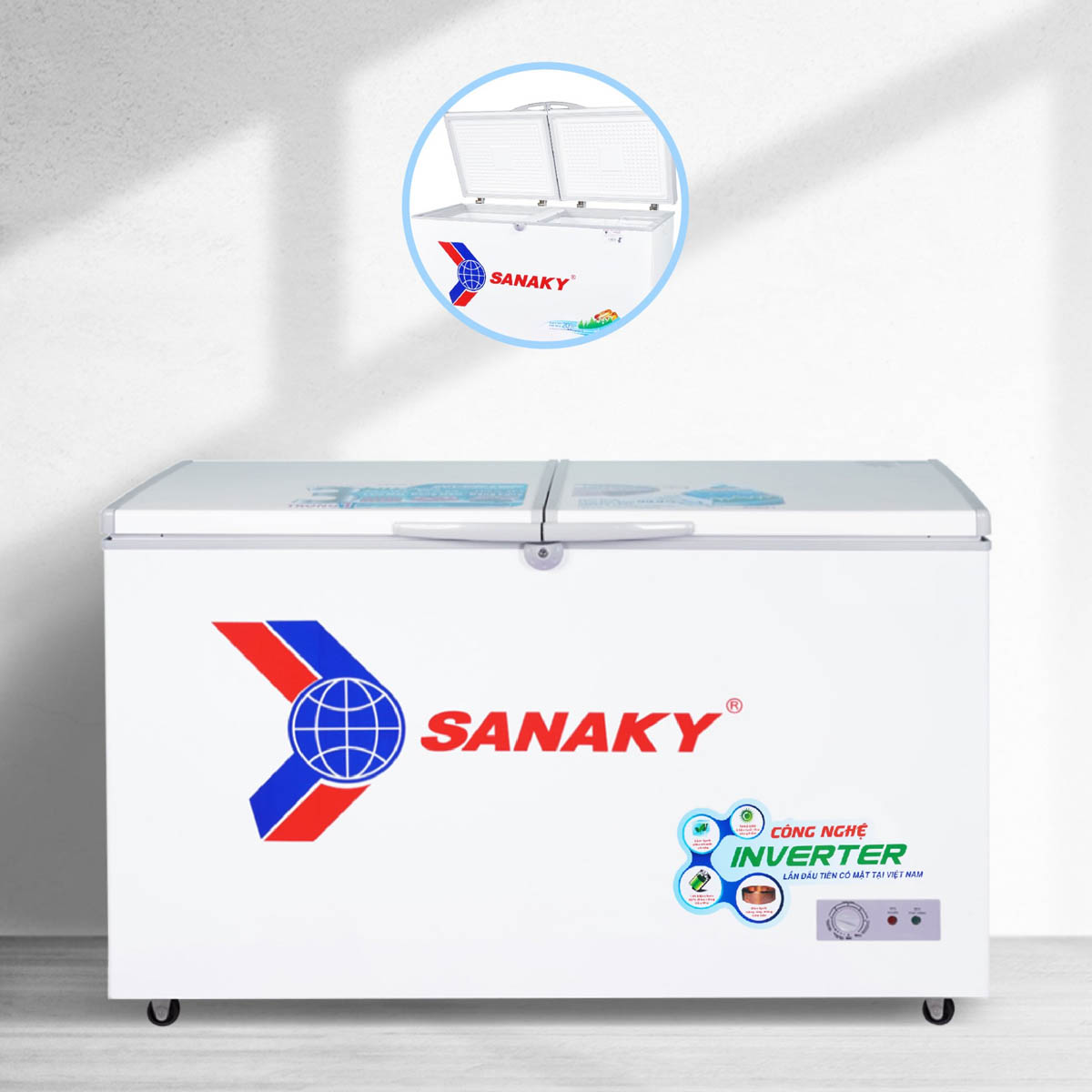 Thiết kế thông minh của Tủ Đông Sanaky 305 Lít VH-4099A3