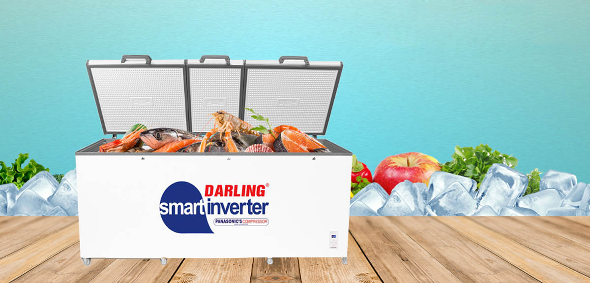 Thiết kế tiện lợi của Tủ Đông Darling Smart Inverter 1700 Lít DMF-1579ASI