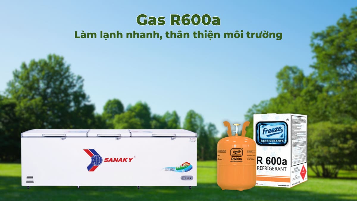 Gas R600a mang đến nhiều lợi ích tuyệt vời