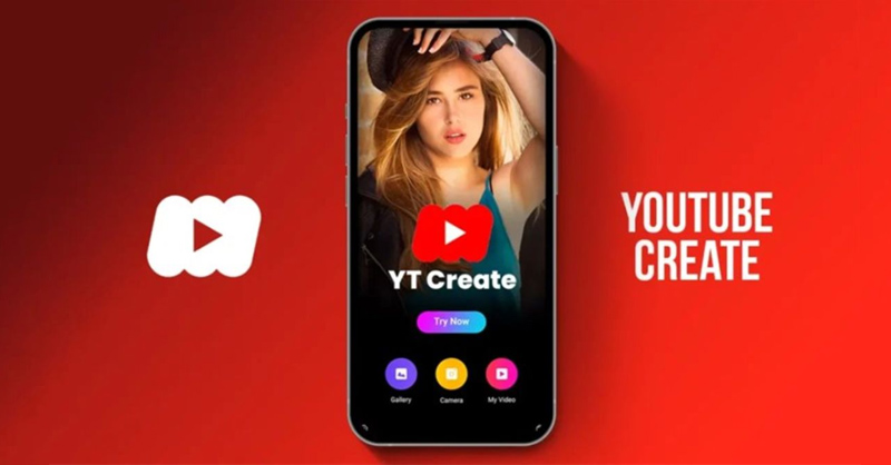 Youtube Create chính thức được phát hành