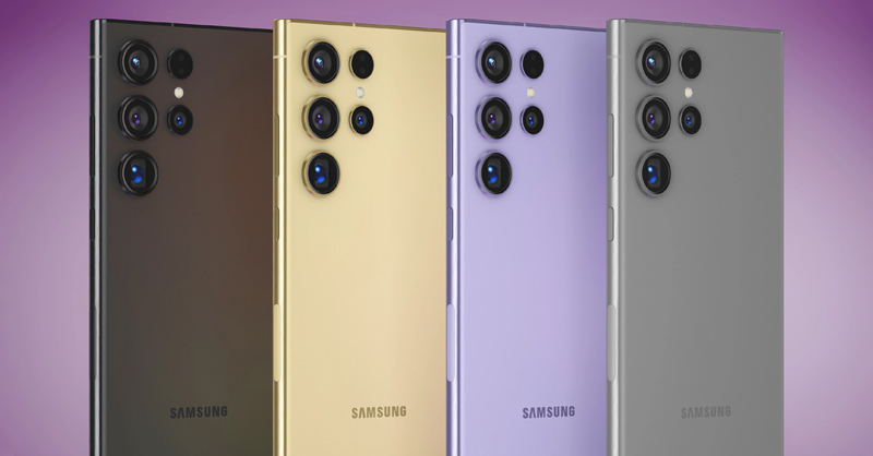 4 phiên bản màu sắc dự kiến của Galaxy S24 Ultra