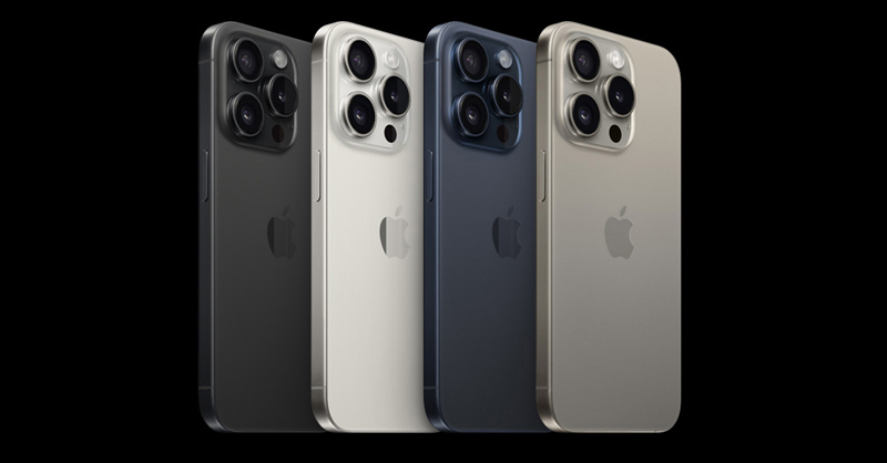 4 phiên bản màu thời thượng của iPhone 15 Pro