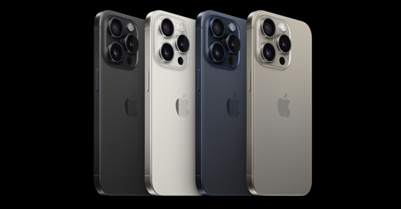 Các phiên bản màu thời thượng của iPhone 15 Pro và iPhone 15 Pro Max
