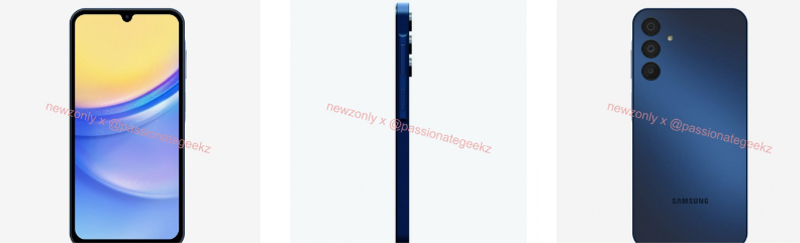 Ảnh render sắc nét của Galaxy A15