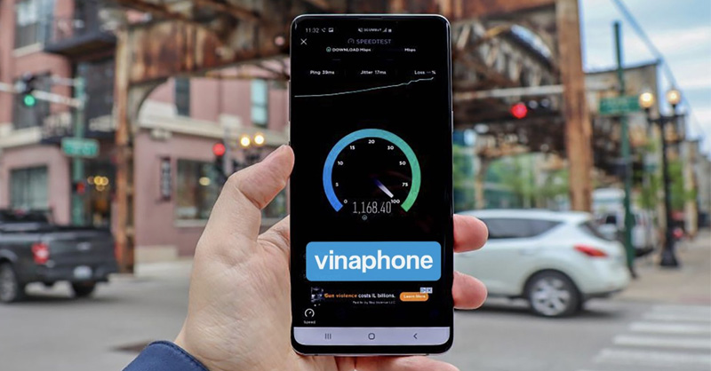 Vinaphone là nhà mạng có tốc độ internet di động nhanh nhất Việt Nam 