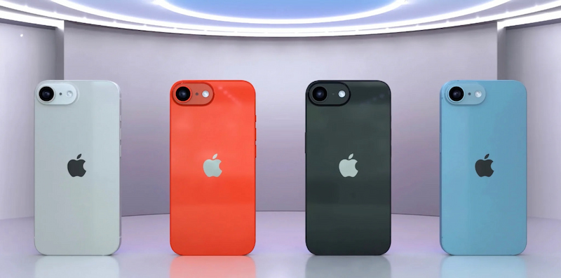 Các phiên bản màu dự kiến trên  iPhone SE 4 