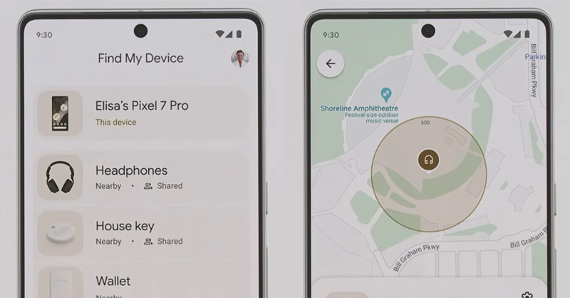 Google đang phát triển Find my device trên Android 14