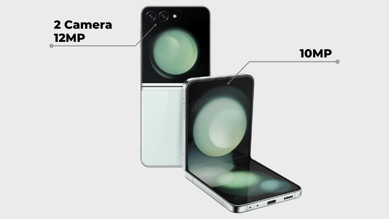Độ phân giải của hệ thống camera Galaxy Z Flip 5