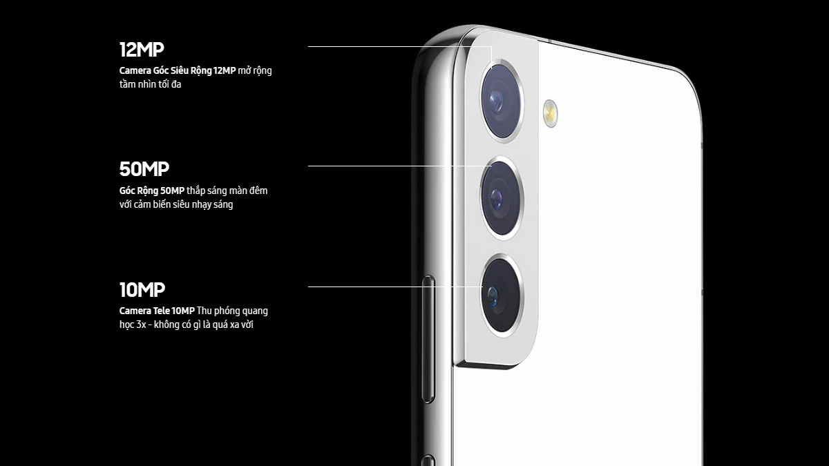 Hệ thống camera lý tưởng của Galaxy S22 Plus 5G 256GB