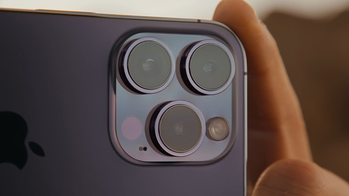 Hệ thống camera sắc nét của iPhone 14 Pro 128GB tím