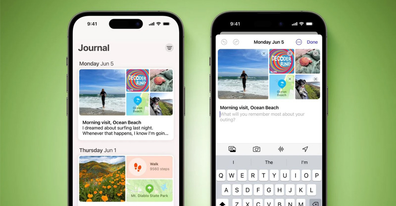 iOS 17.2 mang đến ứng dụng Journal cho người dùng trải nghiệm