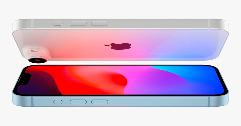 iPhone SE 4 có mặt trước giống với iPhone 14 và mặt sau có 1 camera