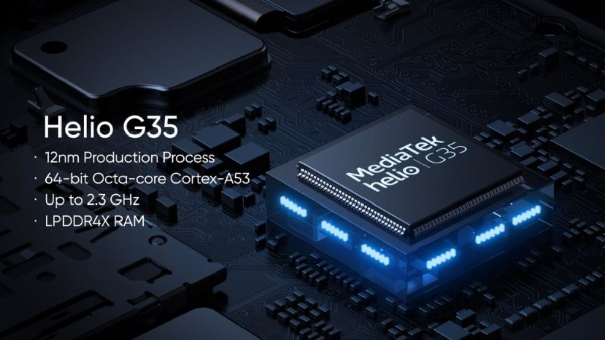 OPPO A16K hoạt động dựa trên sức mạnh của chipset MediaTek Helio G35
