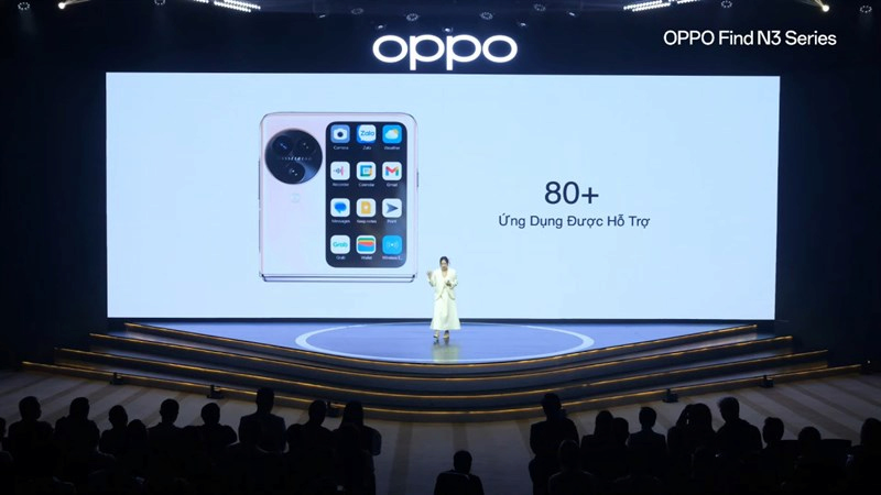 OPPO Find N3 Flip có màn hình phụ hỗ trợ hơn 80 ứng dụng