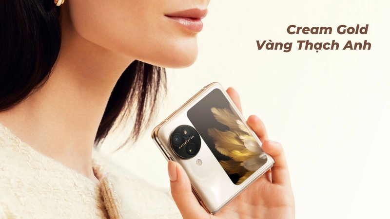 OPPO Find N3 Flip phiên bản màu vàng thạch anh