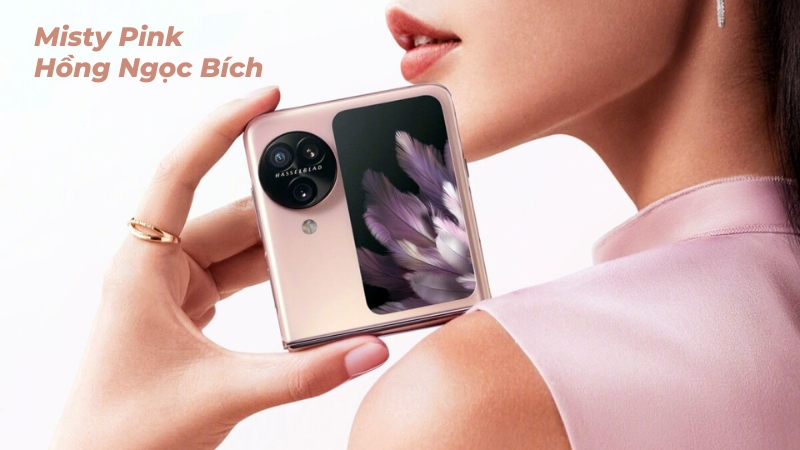 OPPO Find N3 Flip phiên bản màu hồng ngọc bích