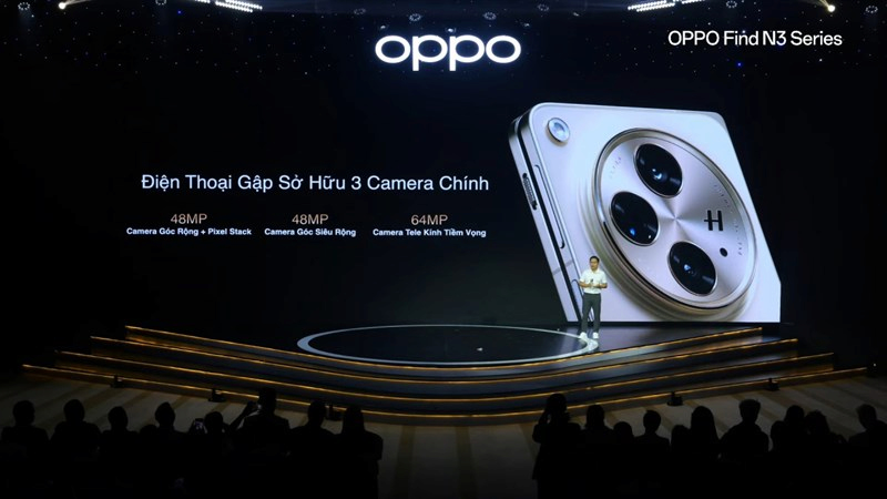 OPPO Find N3 với hệ thống camera chuyên nghiệp