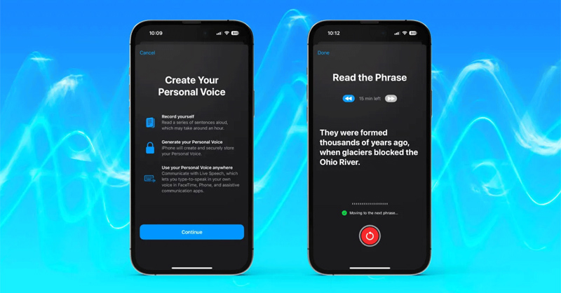 Personal Voice trên iOS 17 được người dùng đánh giá cao