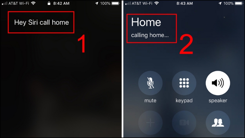 Siri giúp tạo lập cuộc gọi nhanh chóng, tiện lợi