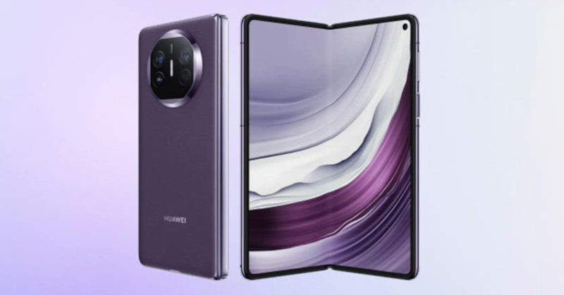 Thiết kế mỏng gọn của Huawei Mate X5