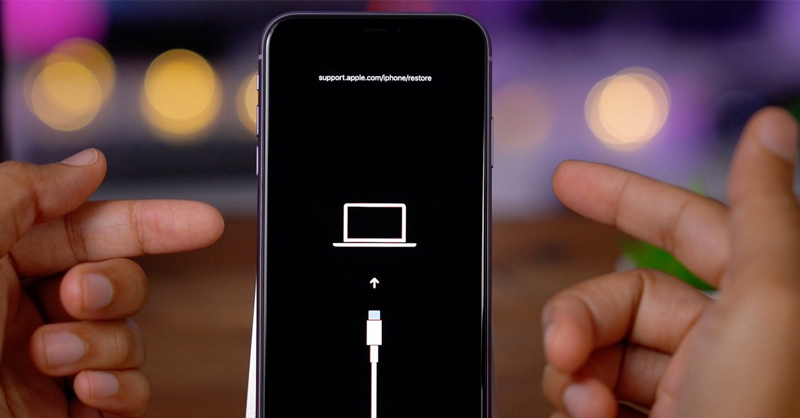 Tiến hành Restore iPhone 11 để khắc phục lỗi sọc màn hình