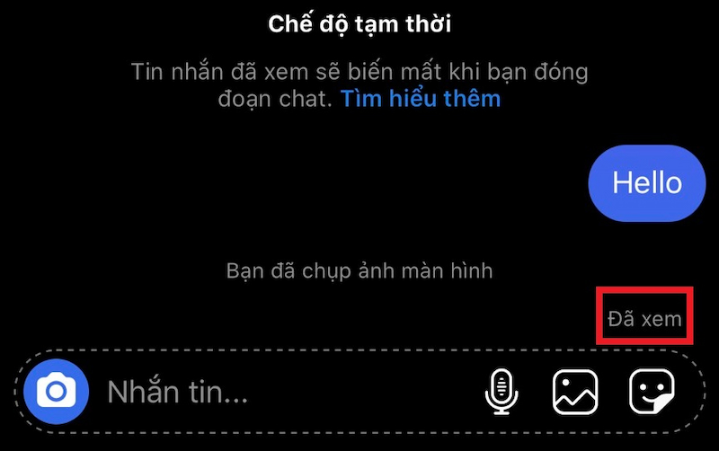 Tin nhắn tự hủy trên Instagram