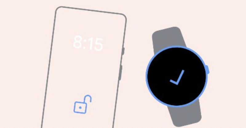 Tính năng Nearby Unlock cho phép mở khóa điện thoại bằng Smartwatch