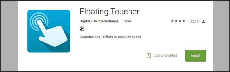 Ứng dụng sắp xếp Floating Toucher của bên thứ 3