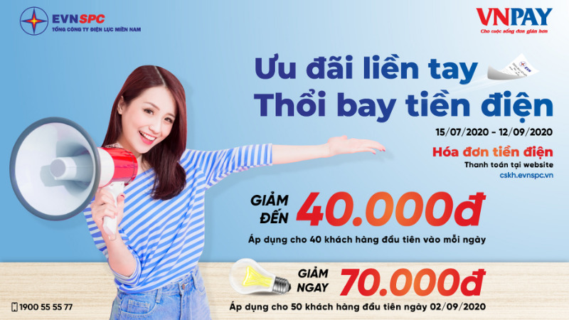 Thanh toán tiền điện hằng tháng nhanh chóng với VNPAY