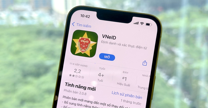 VNeID là ứng dụng định danh điện tử cho thiết bị điện thoại thông minh