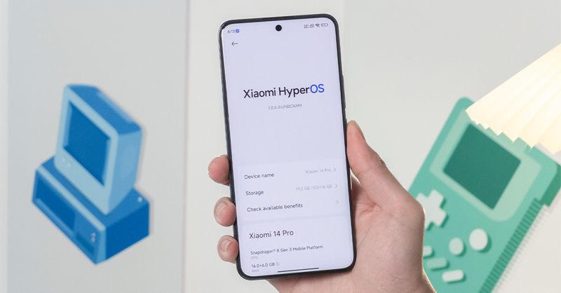 Xiaomi 14 Pro được tích hợp hệ điều hành HyperOS mới