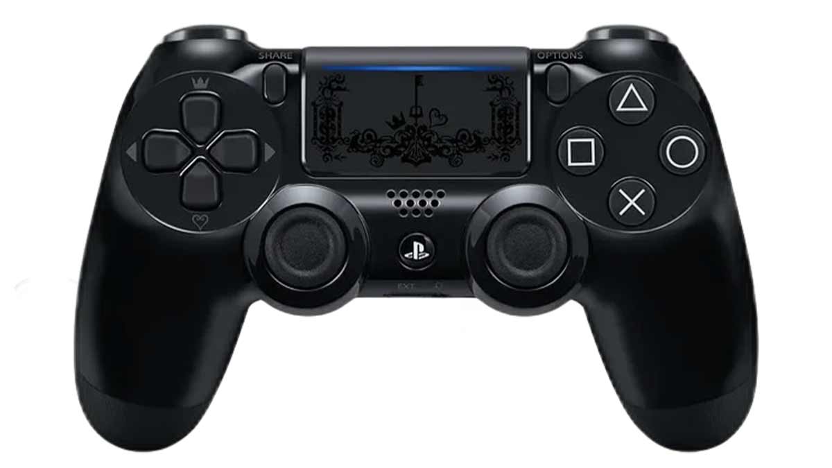 Phần trackpad được in hoạt tiết của tựa game Kingdom Hearts