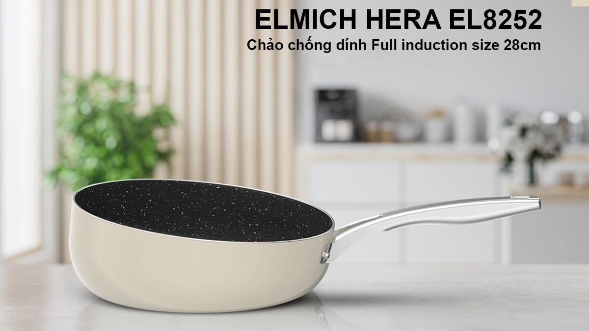 Chảo chống dính Full induction Elmich Hera EL8252 Size 28cm